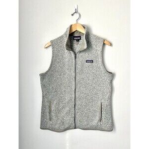 Patagonia Vest Womens XL Gray Better Sweater Fleece Full Zip Outdoor Hiking